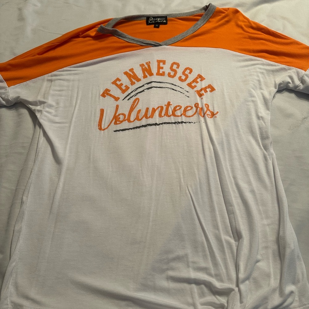 Tennessee Vols short sleeve bottom tie T shirt